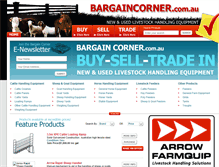 Tablet Screenshot of bargaincorner.com.au